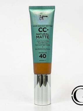 It Cosmetics Your Skin But Better CC Natural Matte Full Coverage SPF40 RCH HNY